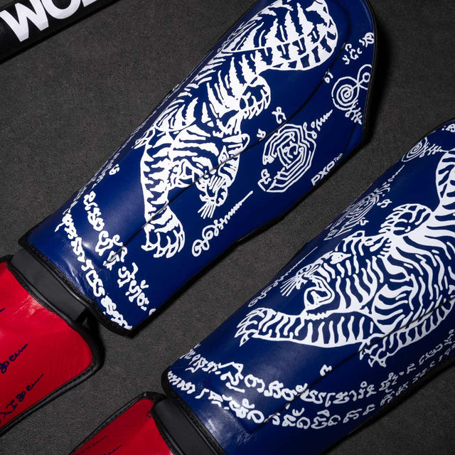 Phantom Athletics Shin Guards Muay Thai – Blue
