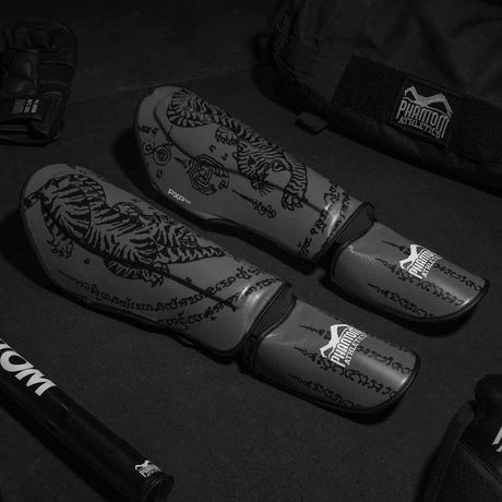 Phantom Athletics Shin Guards Muay Thai – Grey