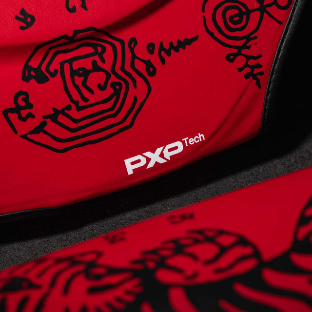 Espinilleras Phantom Athletics Muay Thai – Rojo