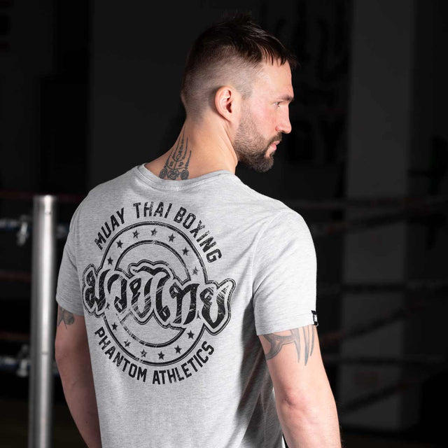 T-Shirt Muay Thai Phantom Athletics – Grigio