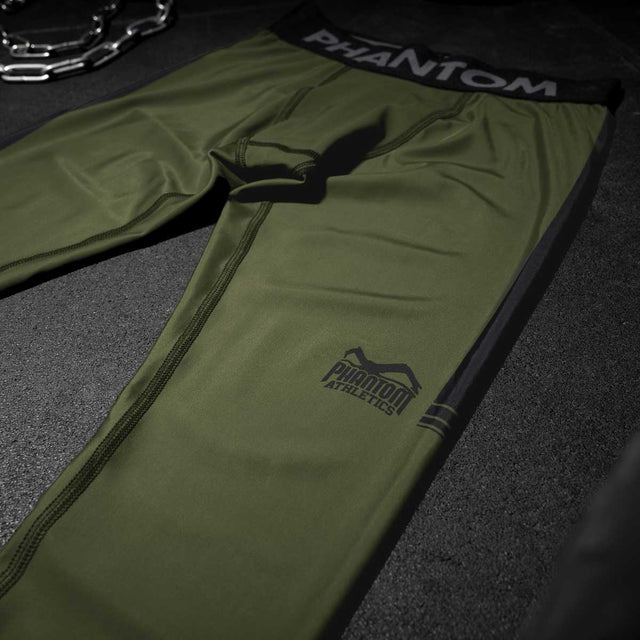Kompresní kraťasy Phantom Athletics APEX – Zelené