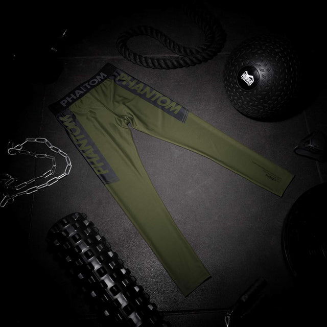 Kompresní kraťasy Phantom Athletics APEX – Zelené