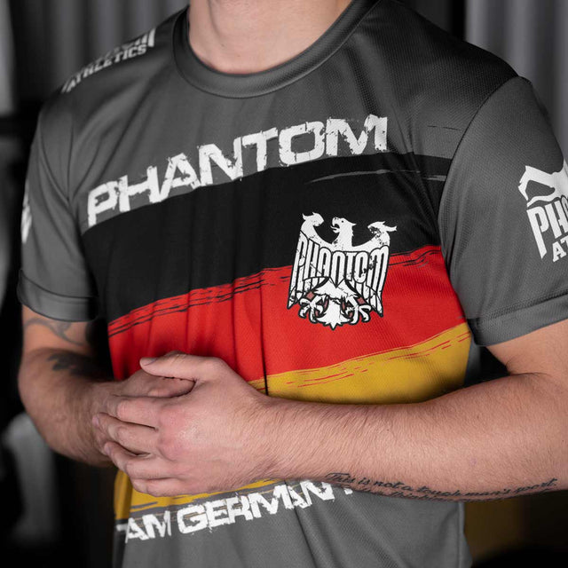 Koszulka treningowa Phantom Athletics Trainingsshirt EVO Germany – Czarna