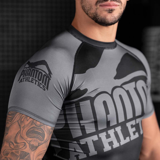 Rashguard Phantom Athletics Supporter – Nero/Grigio