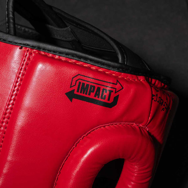 Kask bokserski Phantom Athletics Muay Thai – Czerwony
