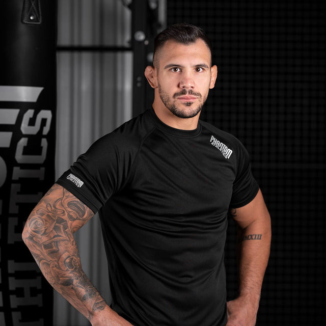 T-Shirt Phantom Athletics Tactic Manches Courtes – Noir