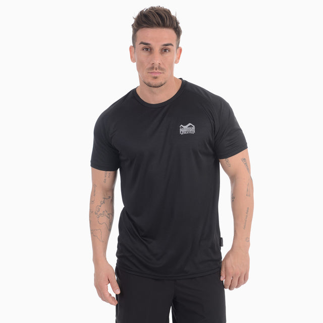 T-shirt da allenamento Phantom Athletics Tactic-V Maniche Corte - Nero