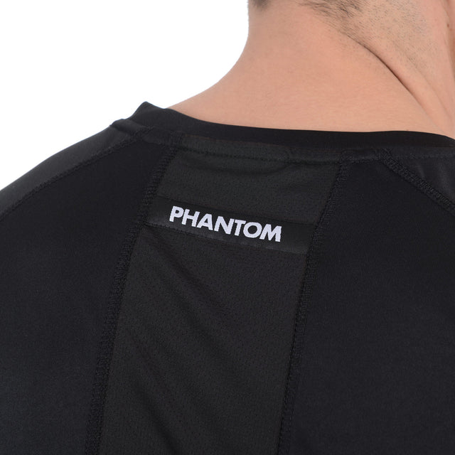 T-shirt da allenamento Phantom Athletics Tactic-V Maniche Corte - Nero