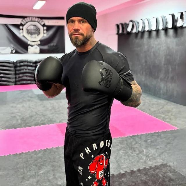 Rękawice bokserskie Phantom Athletics Elite ATF – Czarne
