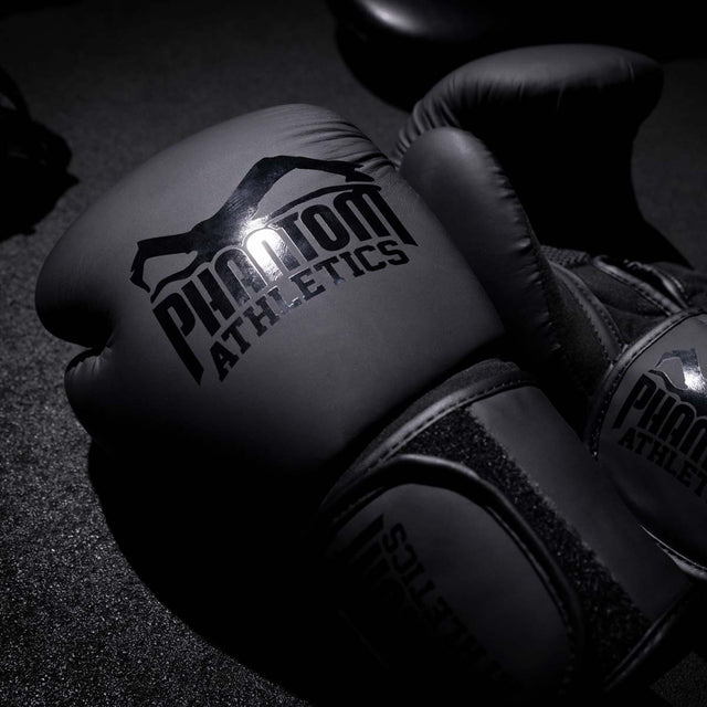 Rękawice bokserskie Phantom Athletics Elite ATF – Czarne