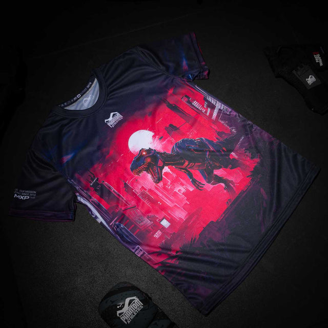 Phantom Athletics Triko EVO Cyber-X – Fialová/Modrá