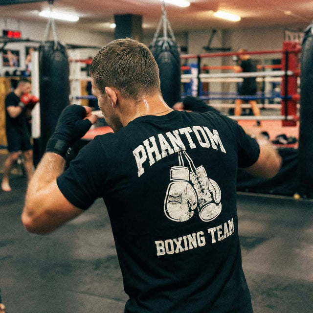T-Shirt Phantom Athletics Boxing Team – Preto
