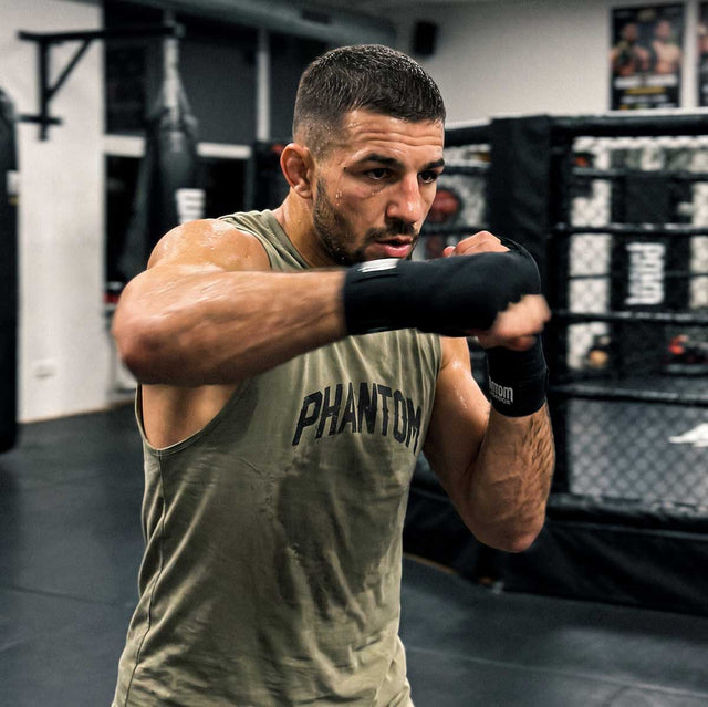 Phantom Athletics Ärmelloses Shirt Legacy – Saliegrün