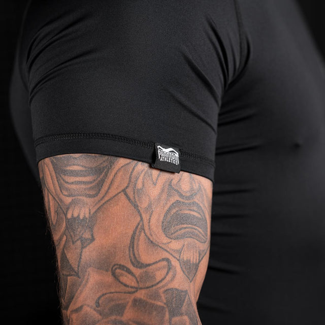 Phantom Athletics Rashguard Tactic Short Sleeve - Black