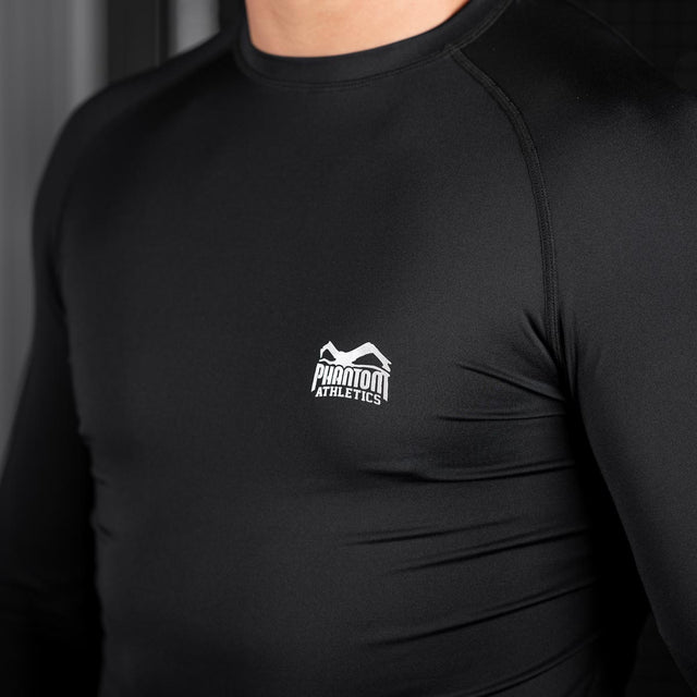 Phantom Athletics Rashguard Tactic Lange Ärmel – Schwarz