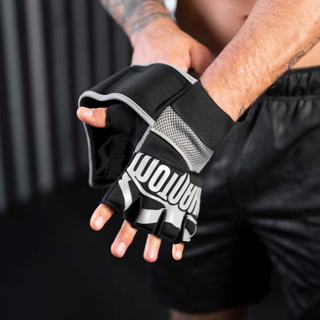 Bandes de boxe Phantom Athletics Impact Neopreen Gel – Noir/Gris