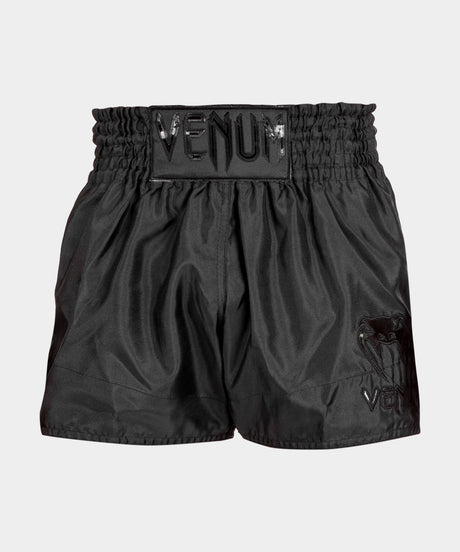 Pantalones de Muay Thai Venum Classic – Negro/Negro