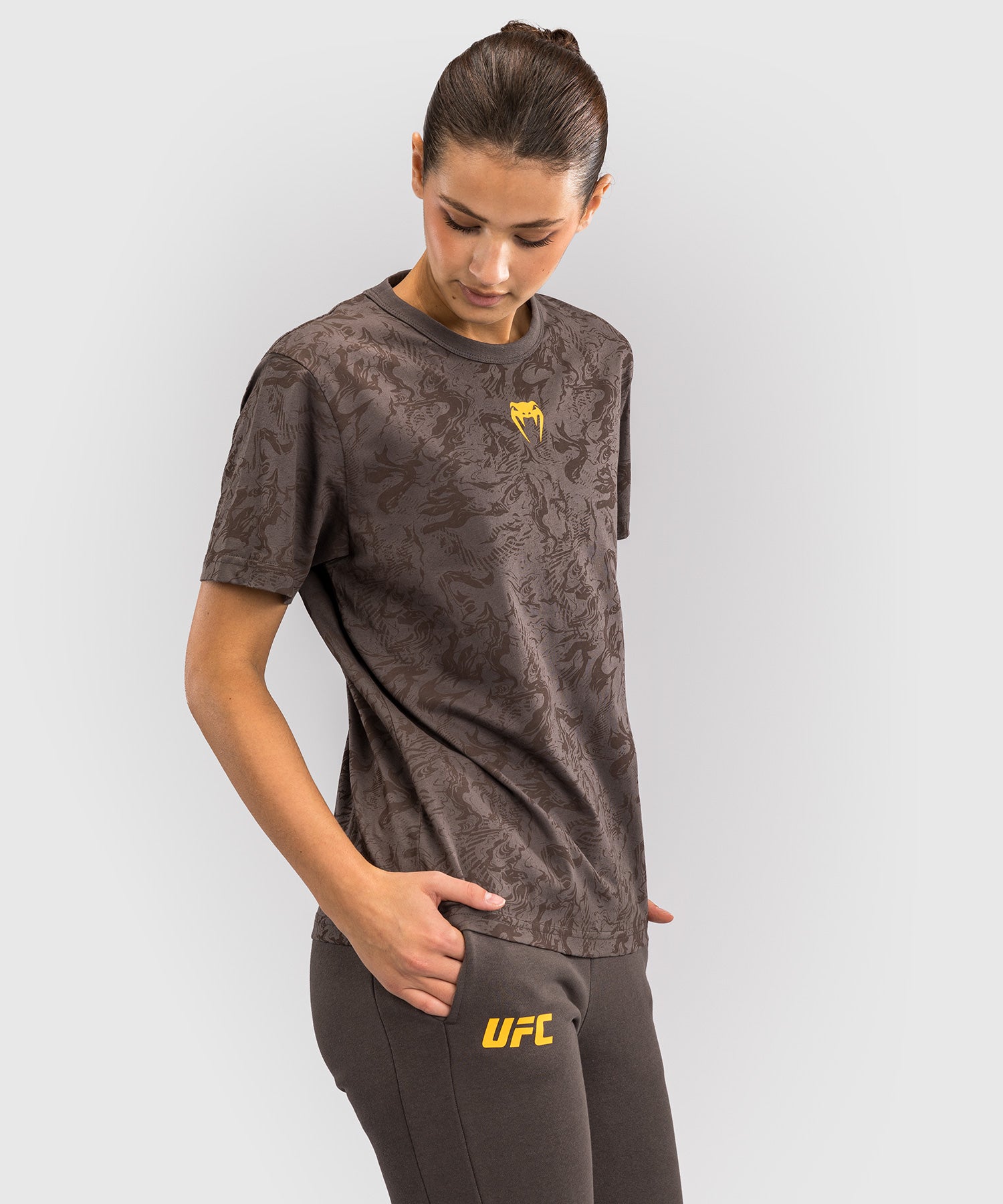 Tricou Venum UFC Fusion Fight Week – Femei – Maro