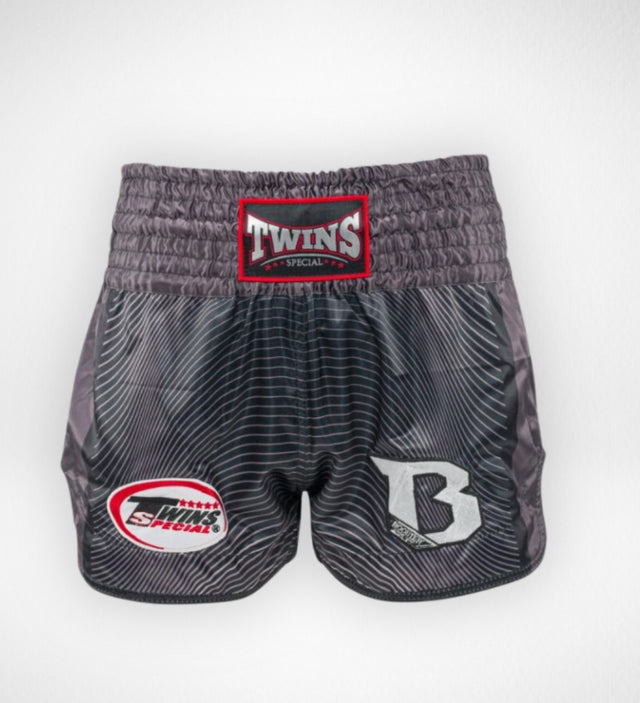 Twins Muay Thai-shorts TBT1 – Grå