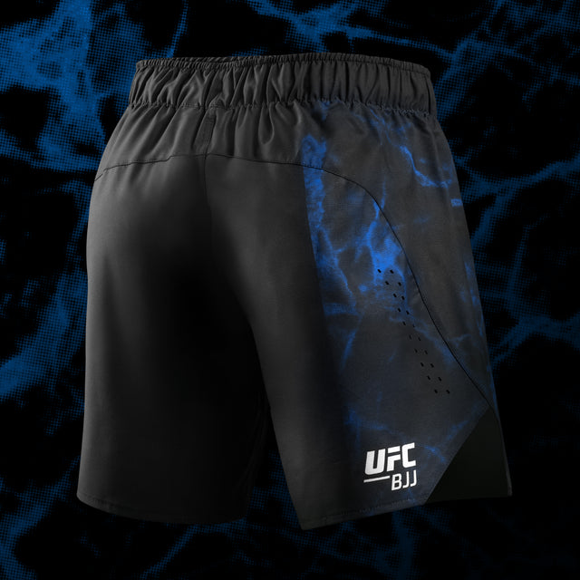 Hayabusa x UFC BJJ Grappling Shorts - Zwart/Blauw