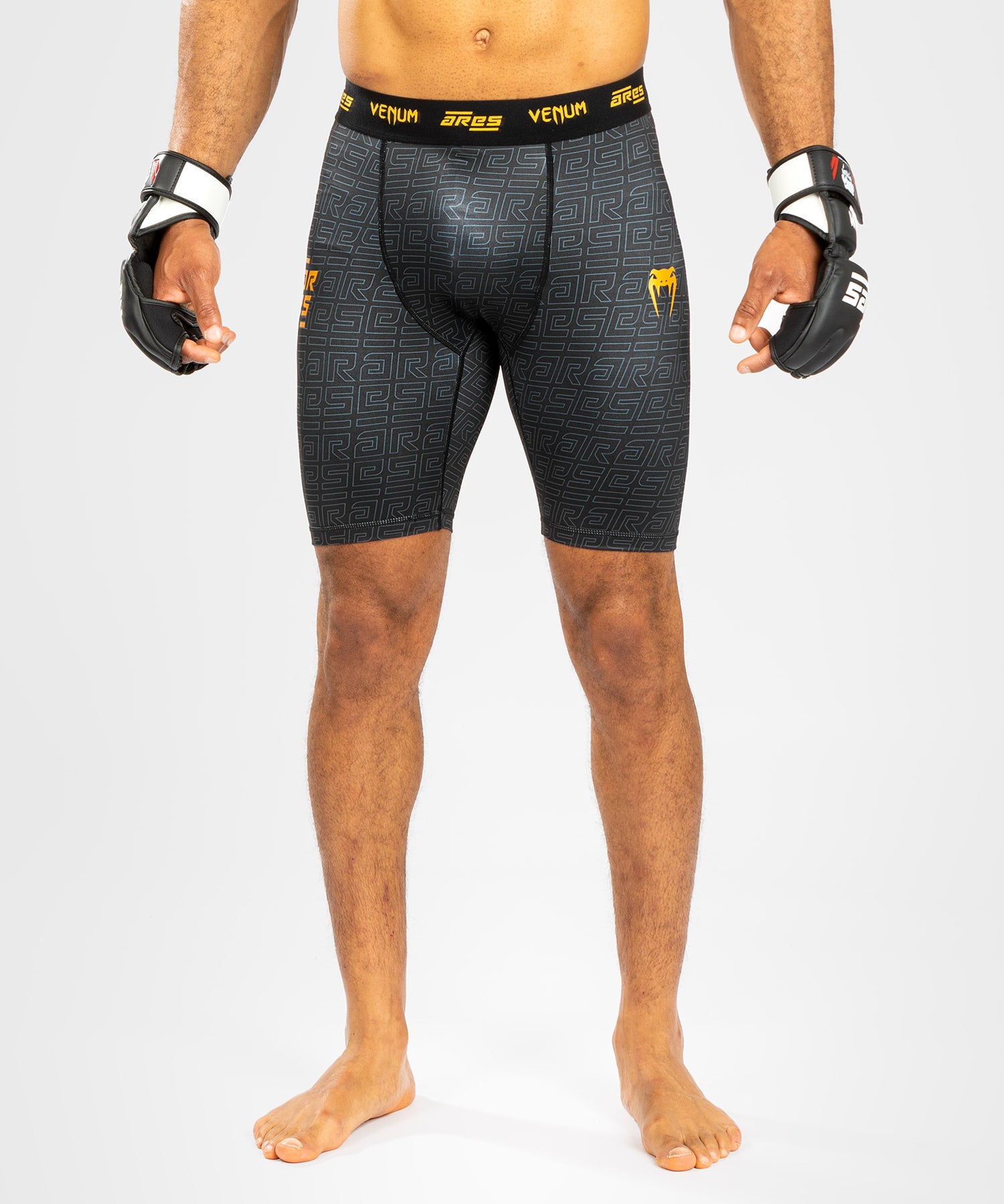 Venum x Ares Vale Tudo Shorts - Sort/Guld