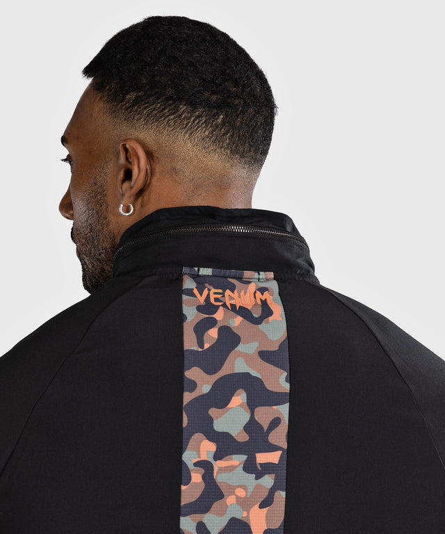 Tréninkový kabát Venum Jungle Ops – Černá/Khaki Camo