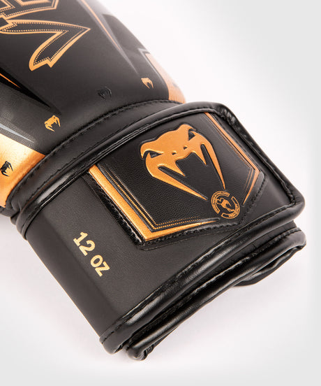 Guantes de boxeo Venum Elite Evo – Negro/Bronce