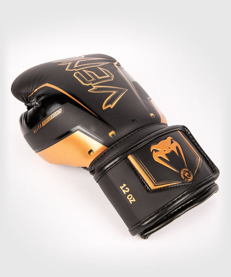 Guantes de boxeo Venum Elite Evo – Negro/Bronce