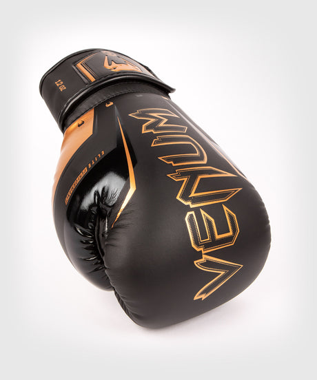 Guantes de boxeo Venum Elite Evo – Negro/Bronce