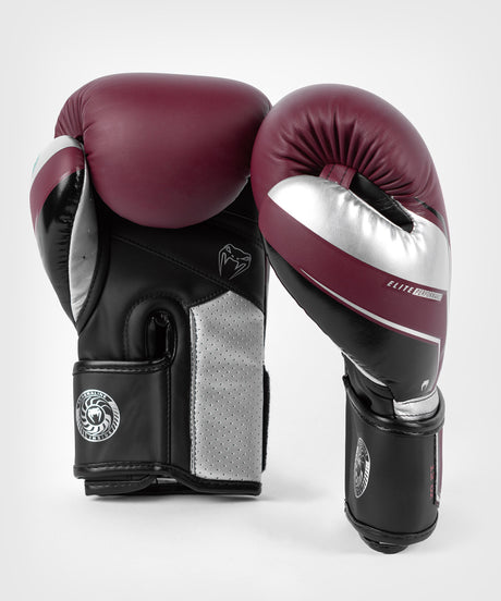 Venum Bokshandschoenen Elite Evo - Rood/Zilver