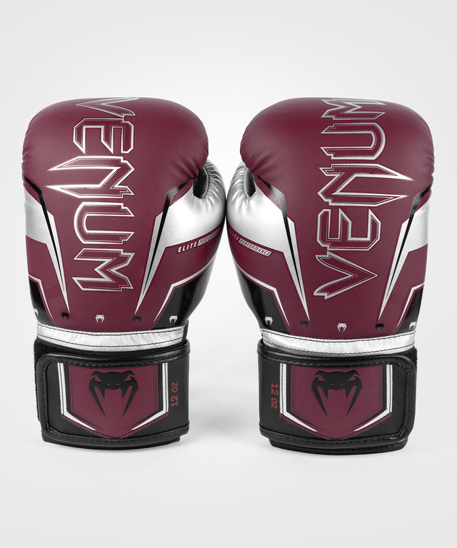 Venum Elite Evo Boxhandschuhe – Rot/Silber