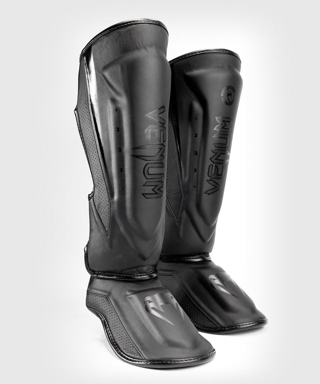 Venum Scheenbeschermers Kickboks Elite Evo - Zwart/Zwart