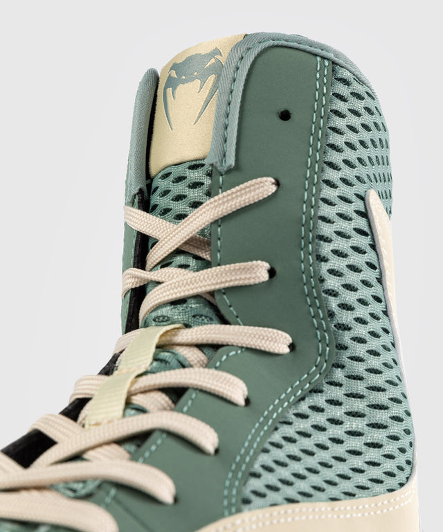 Botas de boxe Venum Contender – Aqua Verde/Branco Gelo