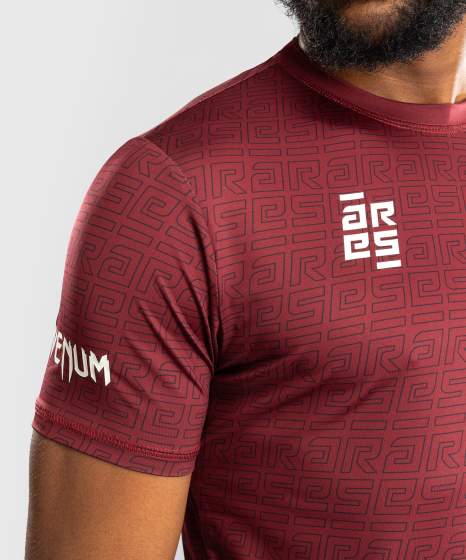 T-shirt Venum x Ares Dry-Tech – Bordeaux