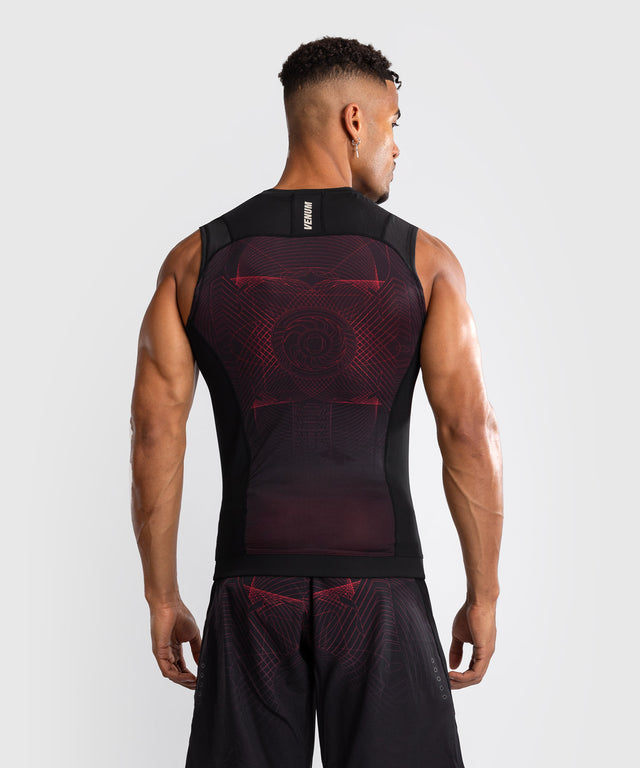 Rashguard sin mangas Venum G-Fit Air – Negro/Rojo