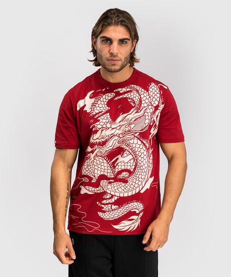 Camiseta Venum Dragon's Flight – Rojo/Crema