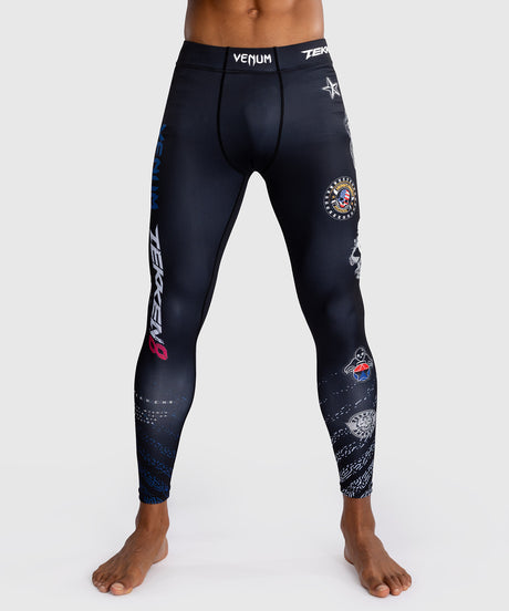 Venum x TEKKEN 8 Spats - Paul Phoenix - Preto/Azul