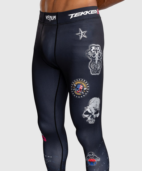 Venum x TEKKEN 8 Spats - Paul Phoenix - Preto/Azul