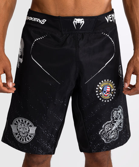 Calções de MMA Venum x TEKKEN 8 – Paul Phoenix – Preto