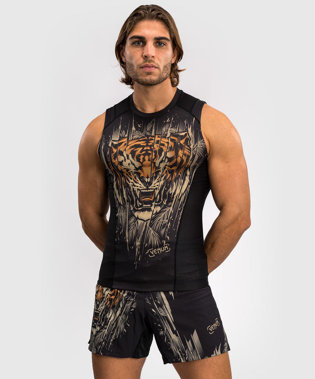 Venum Rashguard Ärmellos – Tiger