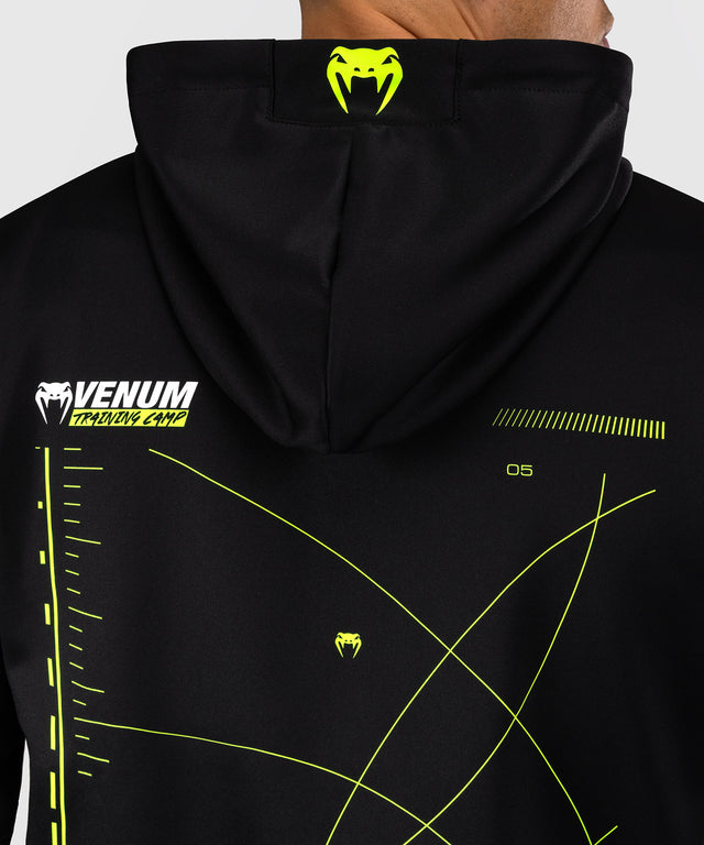 Venum Training Camp 4.0 Full-Zip Hoodie – Schwarz/Neon Grün