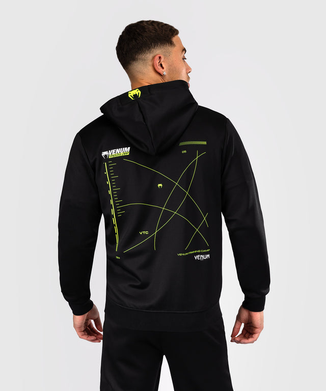Venum Training Camp 4.0 Full-Zip Hoodie – Schwarz/Neon Grün