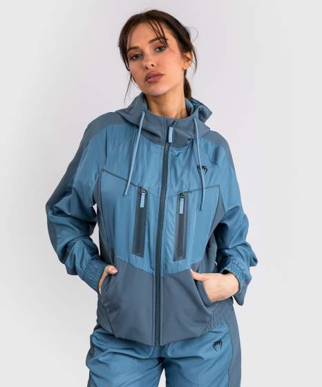 Casaco de treino Venum Laser 3.0 para mulher – Azul