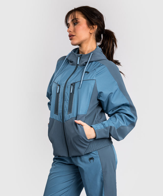 Casaco de treino Venum Laser 3.0 para mulher – Azul