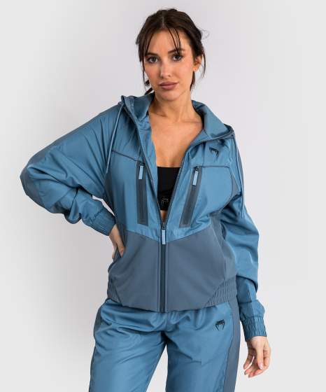 Casaco de treino Venum Laser 3.0 para mulher – Azul
