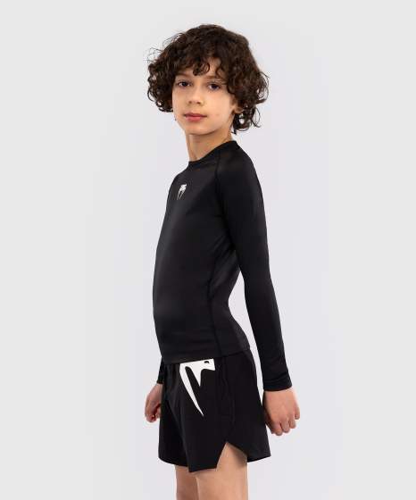 Rashguard Venum Contender Mâneci Lungi Copii – Negru