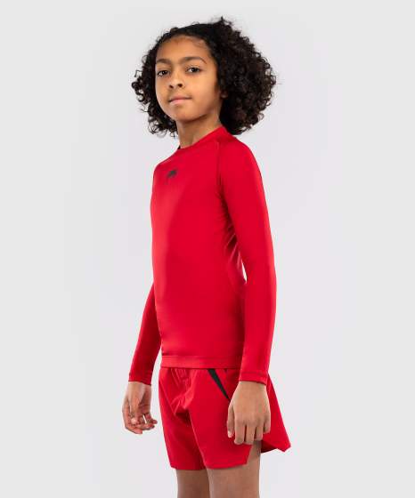 Rashguard Venum Contender Maniche Lunghe Bambini – Rosso