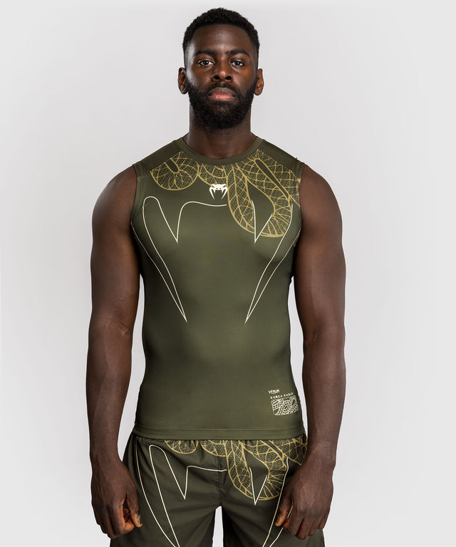 Rashguard Venum Serpenti Sem Mangas – Caqui Verde