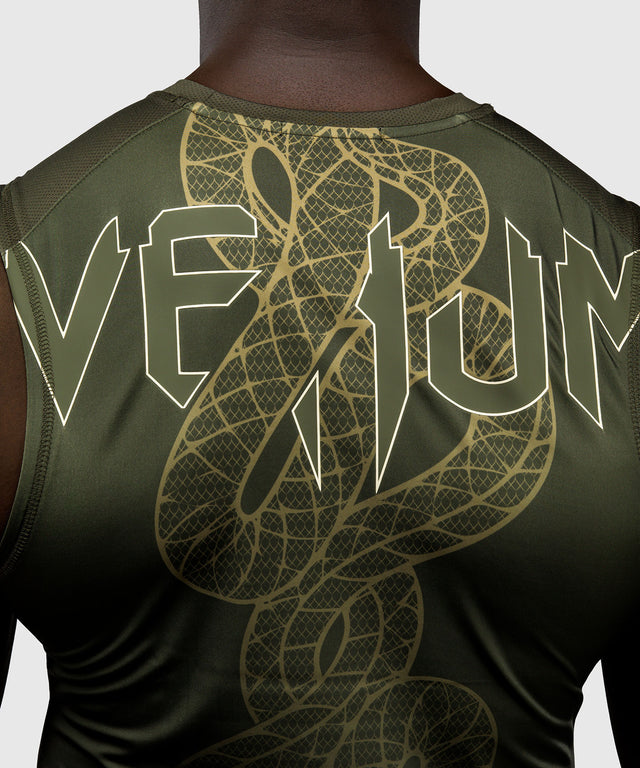 Rashguard Venum Serpenti Sem Mangas – Caqui Verde