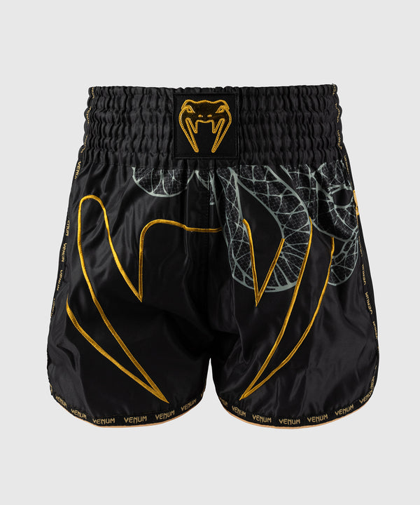 Pantalones de Muay Thai Venum Serpenti – Negro